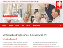 Tablet Screenshot of caritas-waltrop-oer-erkenschwick.de